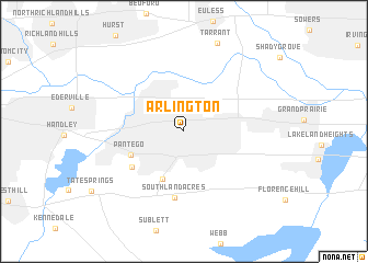 map of Arlington