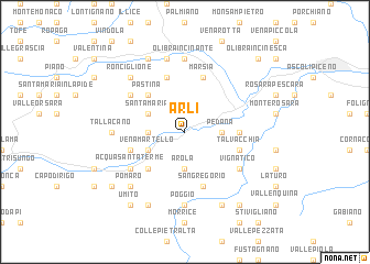 map of Arli