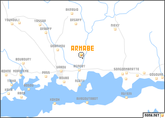 map of Armabé