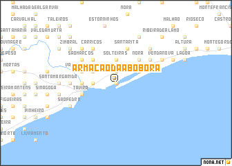map of Armação da Abóbora