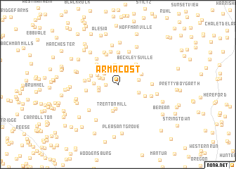 map of Armacost