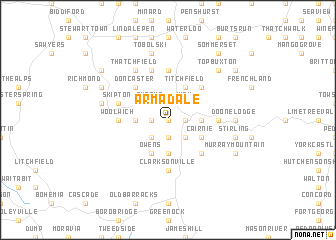 map of Armadale