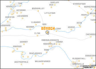 map of Armagh