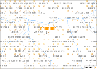 map of Armamar