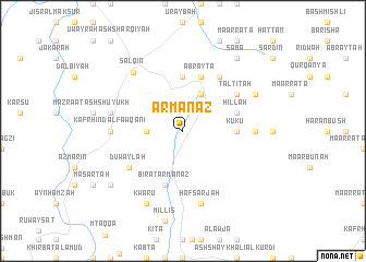 map of Armanāz