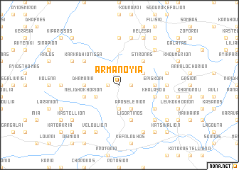 map of Armanóyia