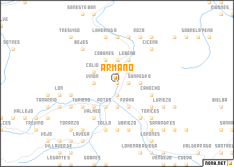 map of Armaño