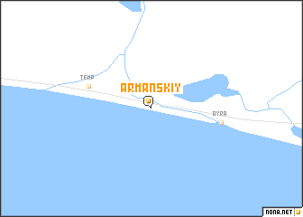 map of Armanskiy