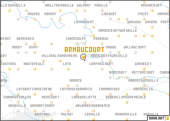 map of Armaucourt