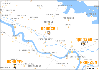 map of Armazém