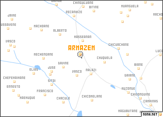 map of Armazém