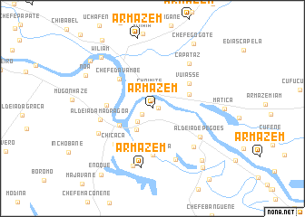 map of Armazém