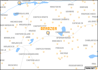 map of Armazém