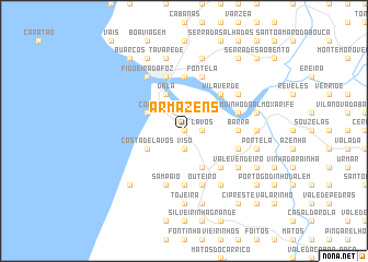 map of Armazéns