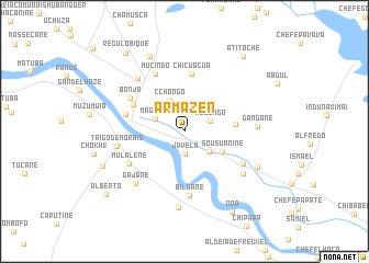 map of Armazén