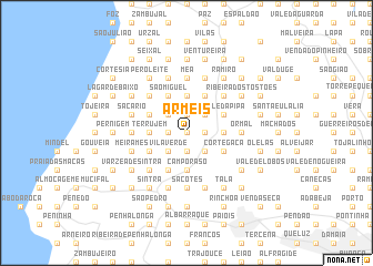 map of Armeis