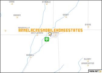 map of Armel Acres Mobile Home Estates