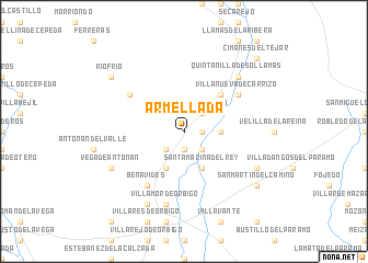 map of Armellada