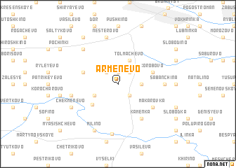 map of Armenevo
