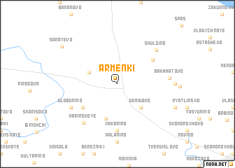 map of Armenki