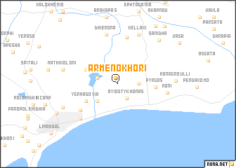 map of Armenokhori