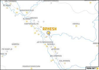 map of Ārmesh