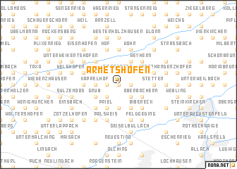 map of Armetshofen