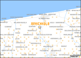 map of Ārmīch Kolā