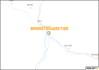 map of Armington Junction