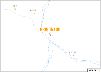 map of Armington