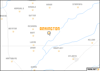 map of Armington