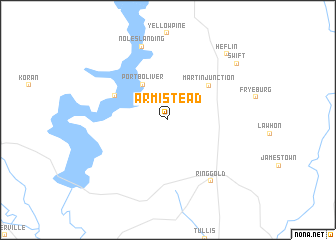 map of Armistead