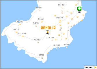 map of Armólia