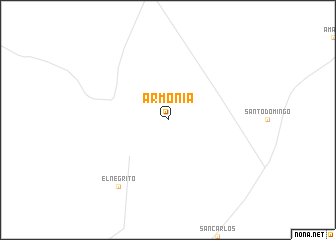 map of Armonía