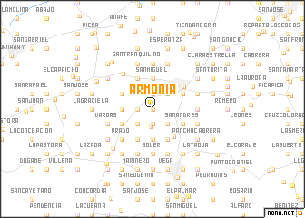 map of Armonía