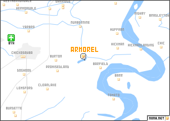 map of Armorel