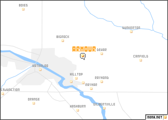 map of Armour