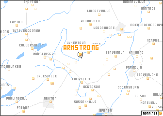 map of Armstrong