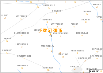 map of Armstrong