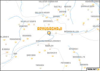 map of Ārmūd Āghājī