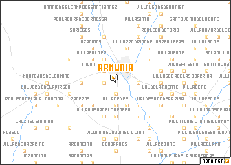 map of Armunia
