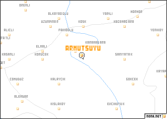 map of Armutsuyu