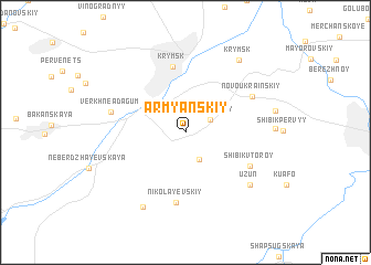map of Armyanskiy