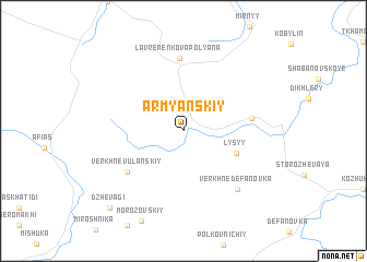 map of Armyanskiy