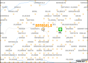 map of Arnadelo