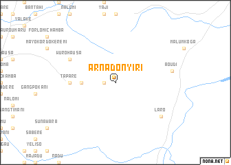 map of Arnado Nyiri