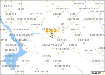 map of ‘Arnah