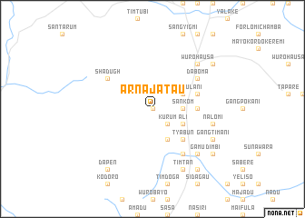 map of Arna Jatau