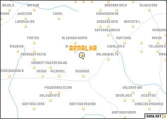 map of Arnalha