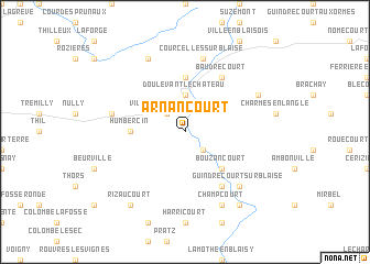 map of Arnancourt